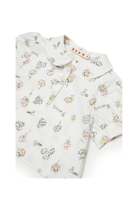 Camicia a fiori MARNI KIDS | M01725 M00WI0M100